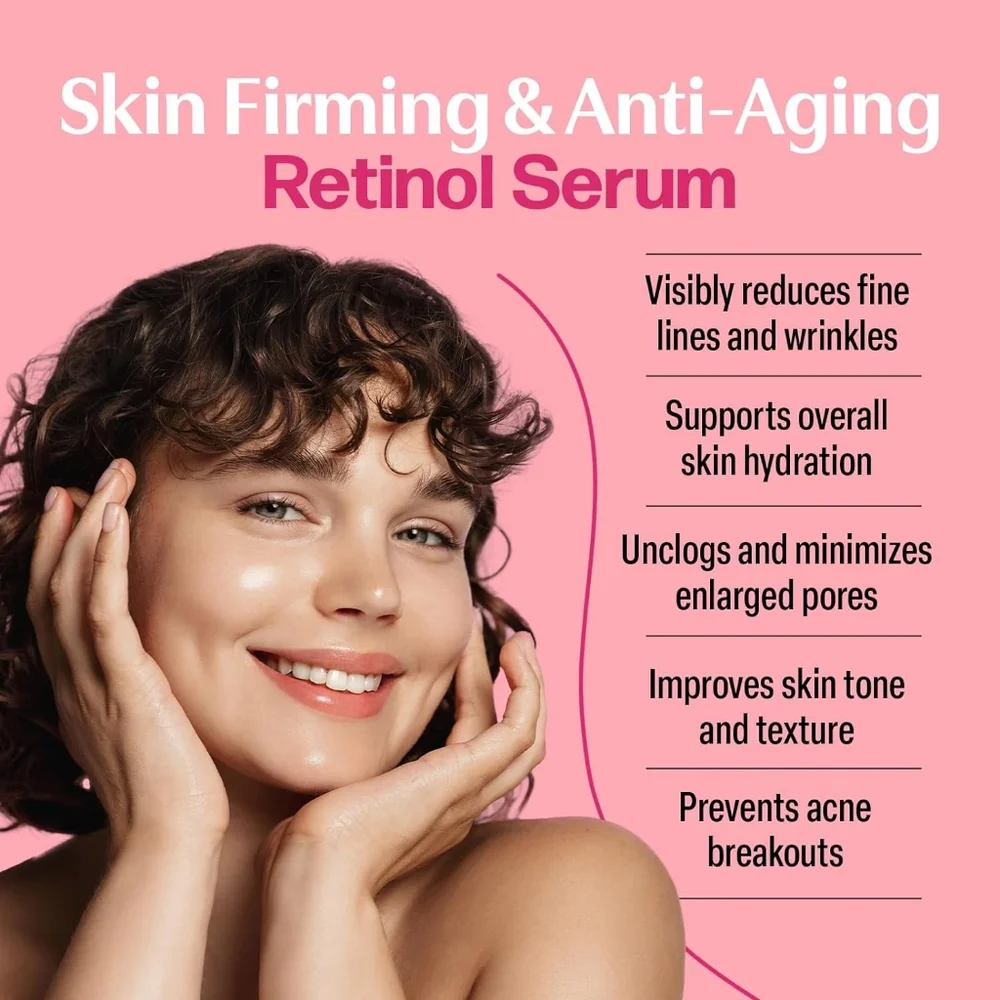 Retinol Serum for Face - for fine lines, wrinkles, dark spots - Picture 6 of 9